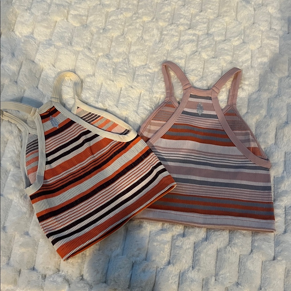 NEW🌺Free people happiness run crop in stripes - Picture 10 of 10
